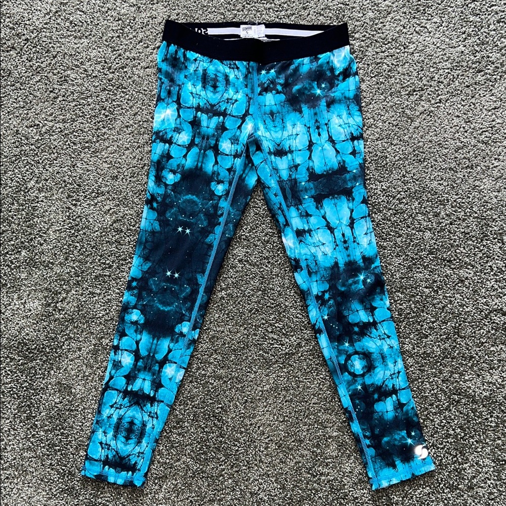 Soffe Galaxy Tie-Dye Running Leggings – Small